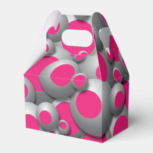 Bubbles Hot Pink Gevor Box Geschenkschachtel
