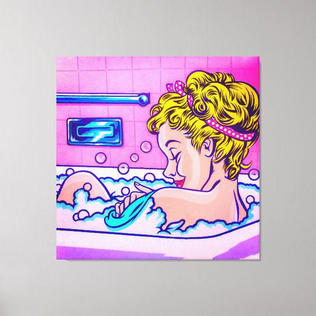 BUBBLES LEINWANDDRUCK (Vorderseite)