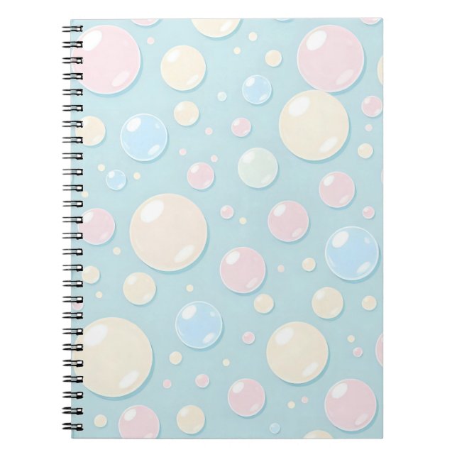 Bubbles Notebook  Notizblock (Vorderseite)