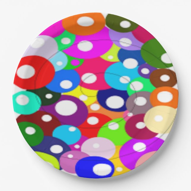 BUBBLES PAPPTELLER (Vorderseite)