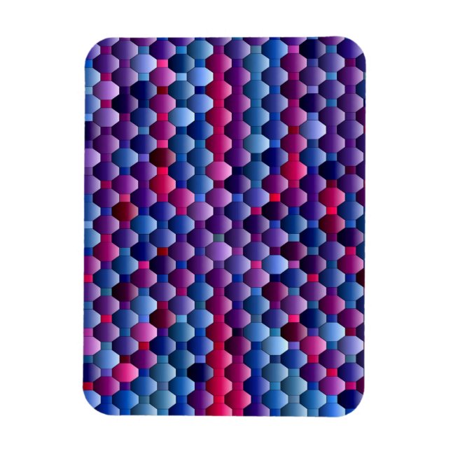 Bubbles & Squares.. Magnet (Vertikal)