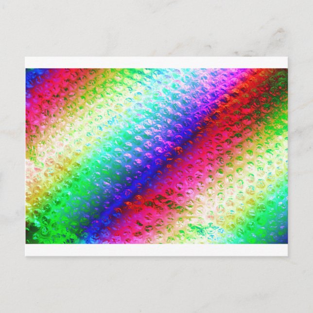 Bubblewrap Postkarte (Vorderseite)