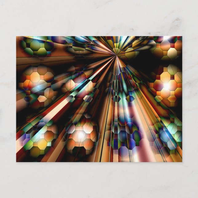 Bubblin' Planets Rock...... Postkarte (Vorderseite)