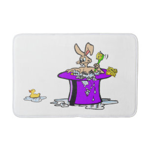Bubbling Bunny Customizable Bath Mat Badematte