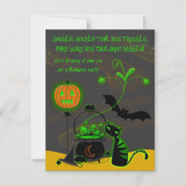 Bubbling Cauldron Halloween-Party Einladung