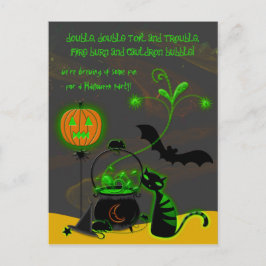 Bubbling Cauldron Halloween-Party Einladung