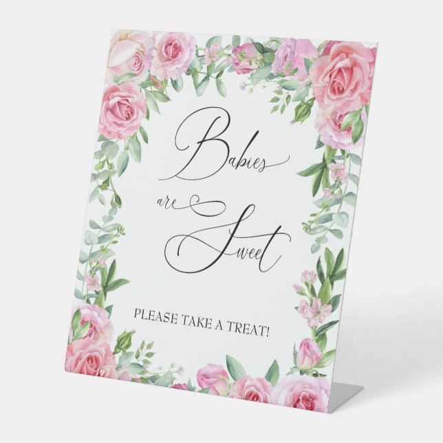 Bubbly Bar | ROSE | Leckerei von Kindern Sockelschild (Vorderseite)