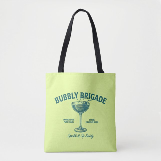 Bubbly Brigade Funkel & Trink Gesellschaft (Vorderseite)