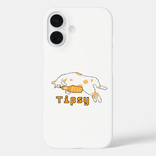 Bubbly Cuddle Beer Cat Case-Mate iPhone Hülle (Rückseite)