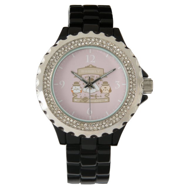 Bubbly-Freunde Armbanduhr (Vorderseite)