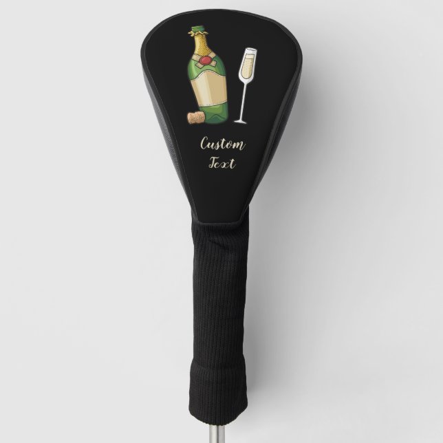 Bubbly Golf Headcover (Vorderseite)