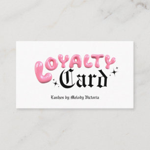 Bubbly Loyalty Business Card Visitenkarte