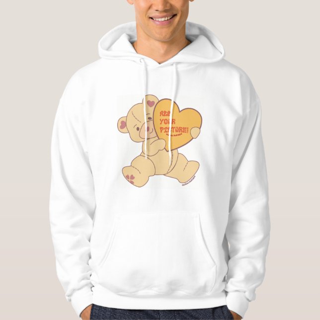 Bubbly Niedlich Bear Pink Colorway Sweatshirt (Vorderseite)