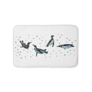 Bubbly Pinguins Bath Mat Badematte