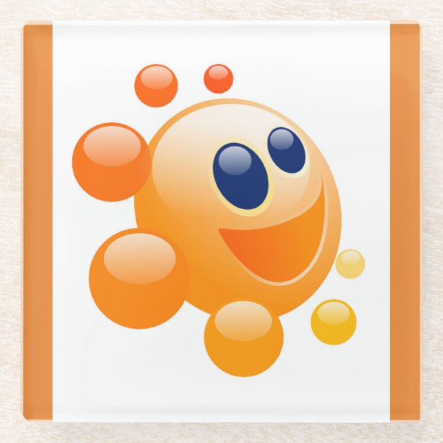 BUBBLY SUN GLASUNTERSETZER (Vorderseite)