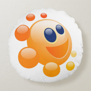 BUBBLY SUN RUNDES KISSEN