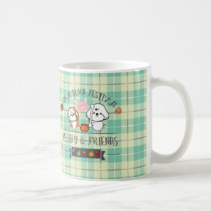 Bubbly und Friends feiern Mitte des Herbstes Kaffeetasse