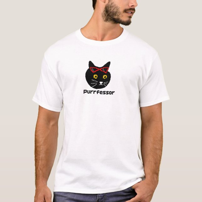 BubblyCuddle Purfessor Cat T-Shirt (Vorderseite)