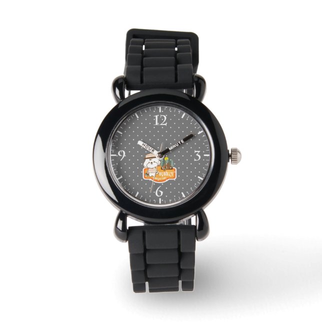 Bubbly's Camping Time Armbanduhr (Vorderseite)