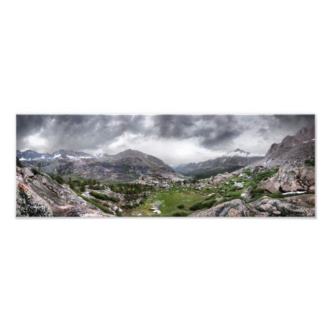 Bubbs Creek Valley - John Muir Trail Fotodruck (Vorne)