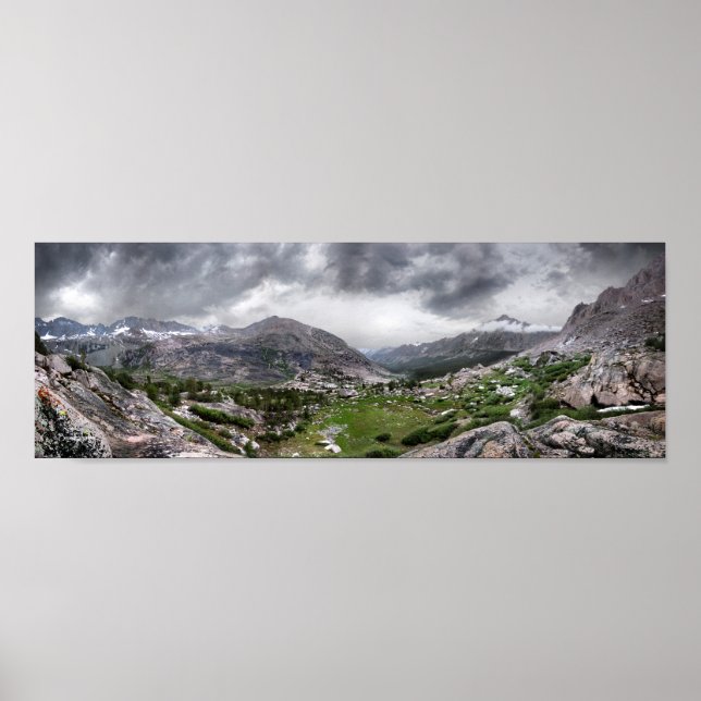 Bubbs Creek Valley - John Muir Trail Poster (Vorne)