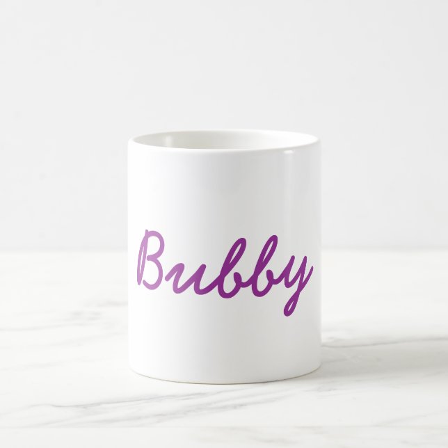 "Bubby" Yiddish Großmutter-Kaffee-Tasse Tasse (Mittel)