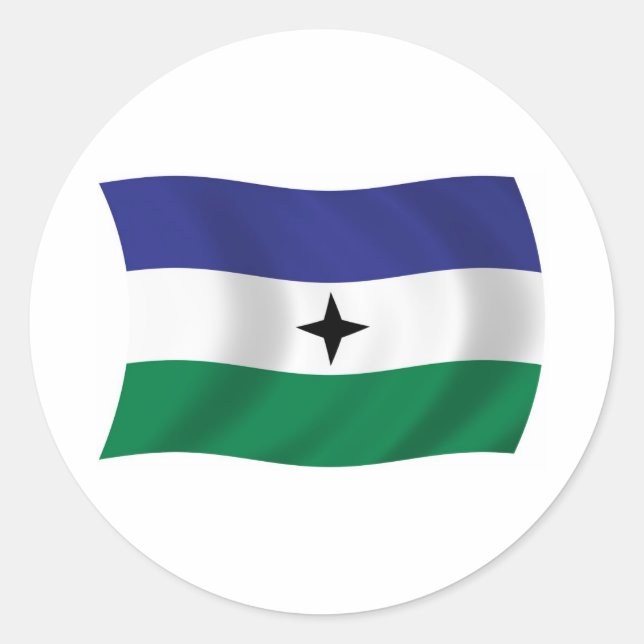 Bubi Nationalist Flag Aufkleber (Vorderseite)