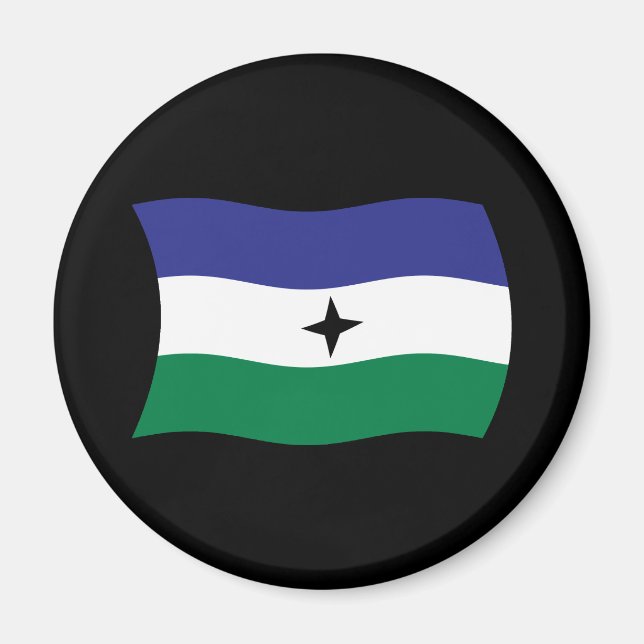 Bubi Nationalist Flag Magnet (Vorne)