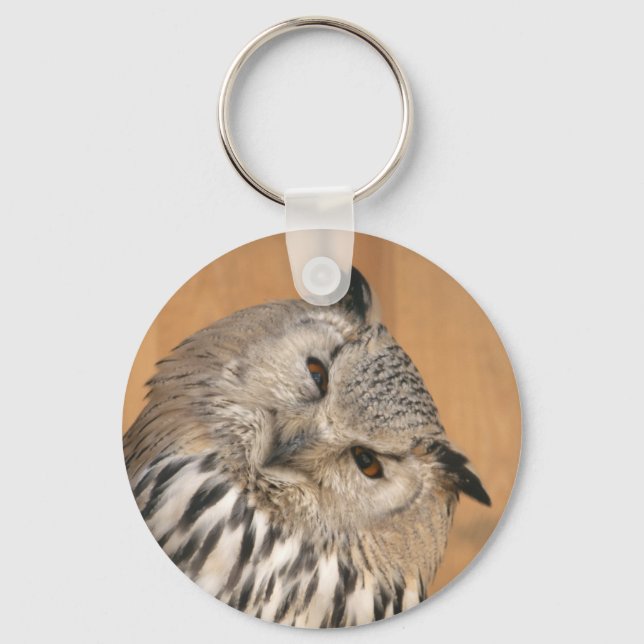 Bubo bubo sibiricus schlüsselanhänger (Vorderseite)