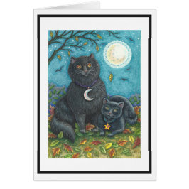 BUBO & PYEWACKET SCHWARZE KATZKATZKARTE