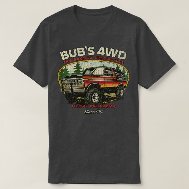 Bubs 4WD Tulsa 1987 T-Shirt (Design vorne)