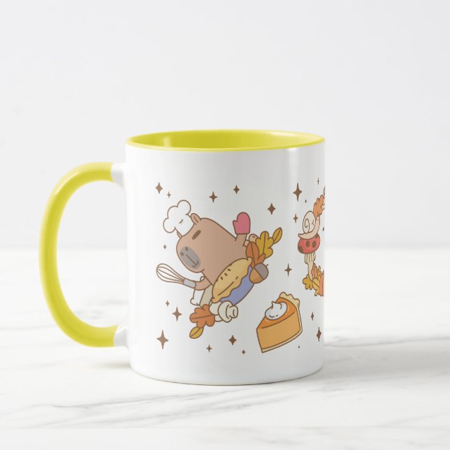 Bubu der Guinea Schwein, Fall und Kuchen Tasse (Links)