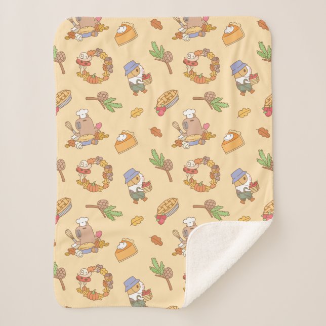 Bubu der Guinea Schweine, Fall und Pie-Muster Sherpadecke (Vorderseite)