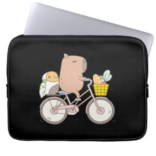 Bubu die Guinea Pig Biking Laptopschutzhülle