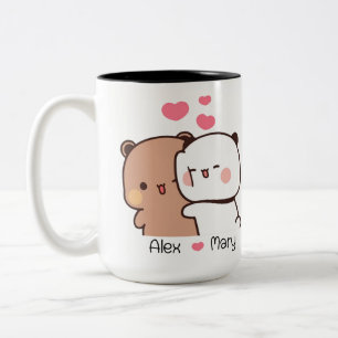 Bubu und Dudu Tasse - Personalisierte Couple-Gesch