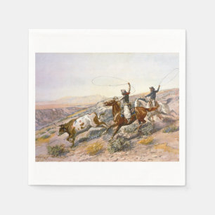 Buccaroos 1902 Charles Marion Russell Serviette