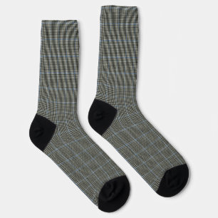 Buccleuch Blue Black Chek Original Scottish Tartan Socken
