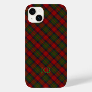 Buccleuch Offizielles Tartan mit Monogramm/Name Case-Mate iPhone 14 Plus Hülle