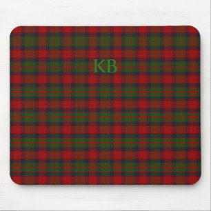 Buccleuch Offizielles Tartan mit Monogramm/Name Mousepad