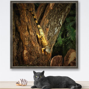 Bucerias Iguana 1069 Art Print Poster
