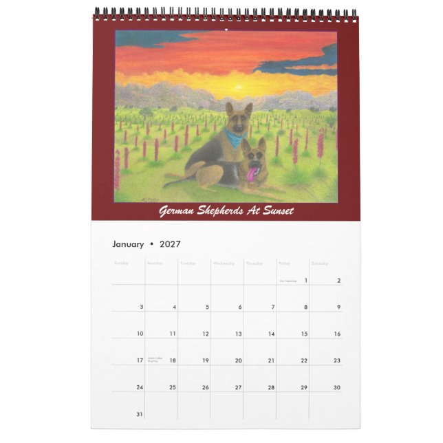 Buch 2013 des Tageskalenders Kalender (Jan 2027)