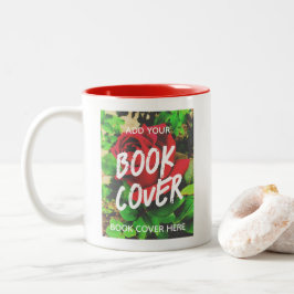 Buch-Abdeckung Autor Werbebuch starten Red hinzufü Zweifarbige Tasse