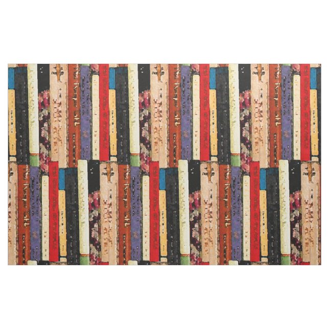 Buch-abstraktes Gewebe Stoff (Fat Quarter (45,7 x 55,9 cm))