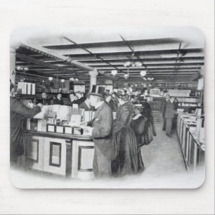 Buch-Abteilung an einem Armee- und Marinespeicher Mousepad