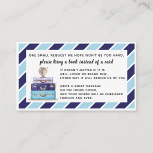 Buch anstelle des Karten-blauen Einsatzes Begleitkarte