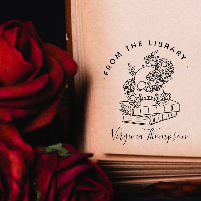 Buch aus dem gotischen Skull & Skript der Biblioth Gummistempel (Von Creator hochgeladen)