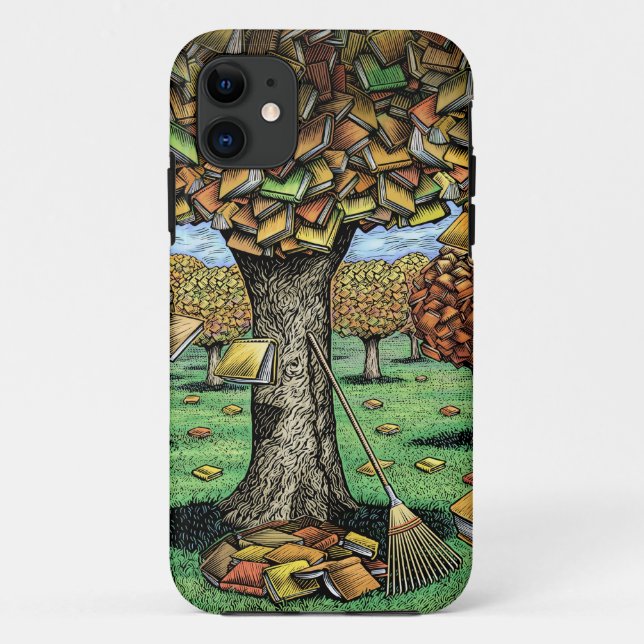 Buch-Baum iPhone Fall Case-Mate iPhone Hülle (Rückseite)