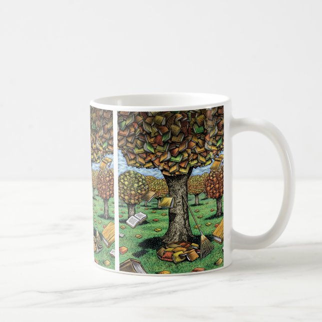 Buch-Baum-Tasse Tasse (Rechts)