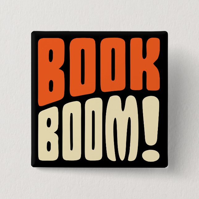 BUCH BOOM! BUTTON (Vorderseite)