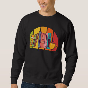 Buch Bücherregal Bücherwurm und Bücherliebhaber B Sweatshirt